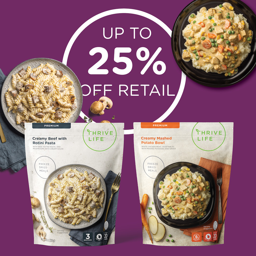 Thrive Freeze Dried Food Thrive Life Exclusive Discounts