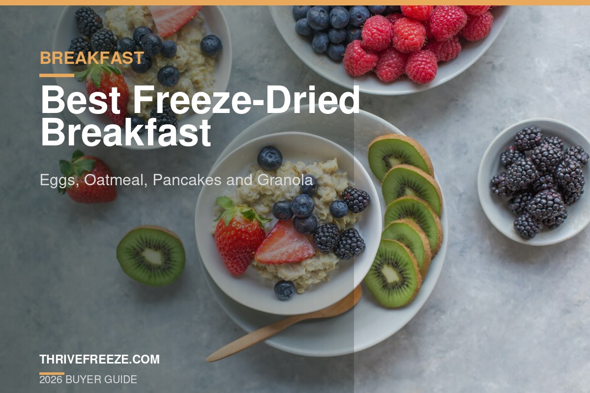 freeze dried food